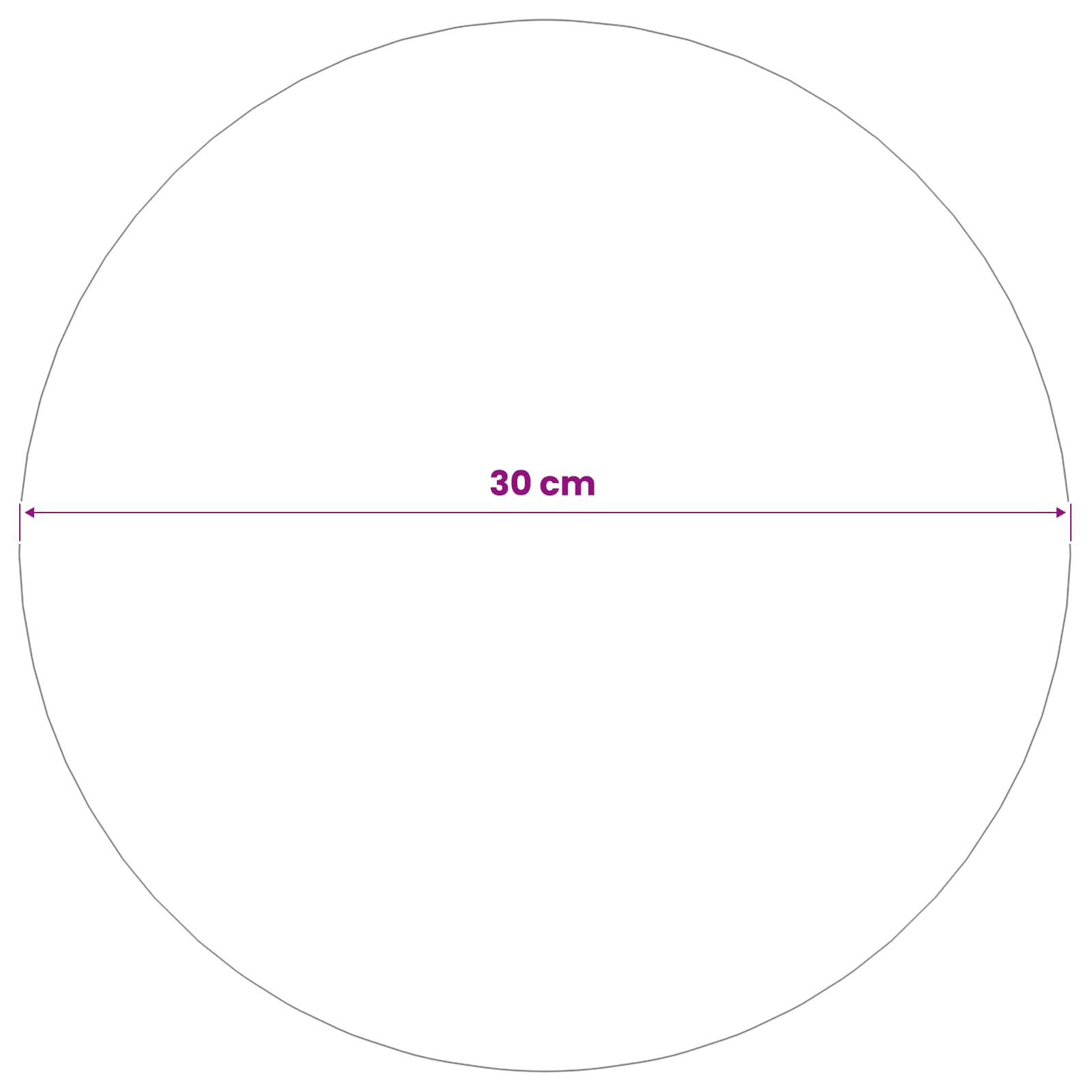 Spiegelbol Ø 30 cm zilver RVS 201