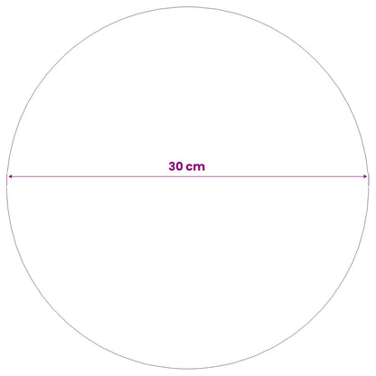Spiegelbol Ø 30 cm zilver RVS 201