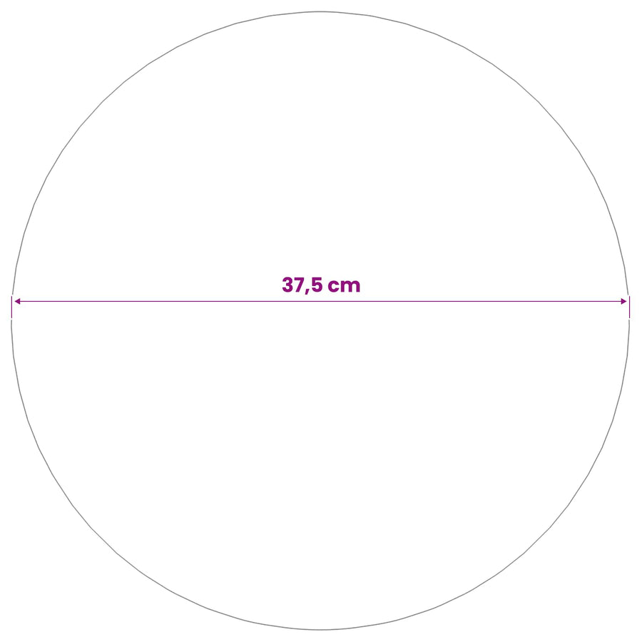 Spiegelbal Ø 37,5 cm zilver RVS 201