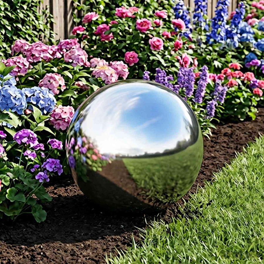 Spiegelbol Ø 47 cm zilver RVS 201