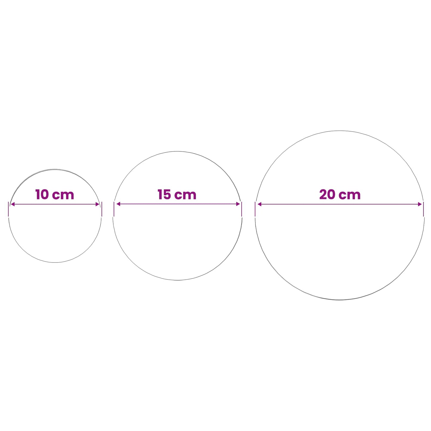 Spiegelbol 3 st Ø 20 cm zilver RVS 201