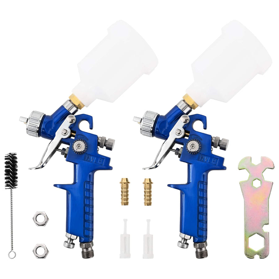 HVLP Verfspuit Kits 125 ml Bekers 0,8 mm Mondstuk 125 ml