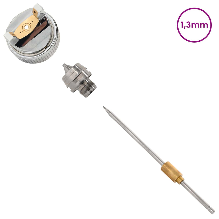 HVLP Spuitpistool Mondstuk 1,3 mm Mondstuk zilver