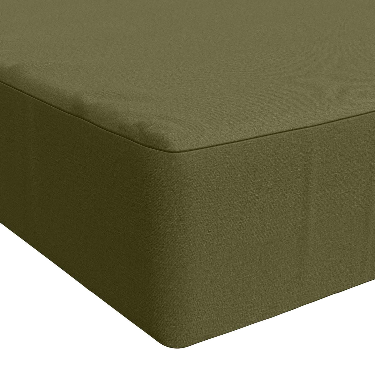 Zitkussen SOEST 100% Polyester Olijfgroen 120 x 80 x 15 cm