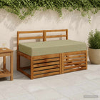 Zitkussen 120x80x15 cm lichtgroen polyester