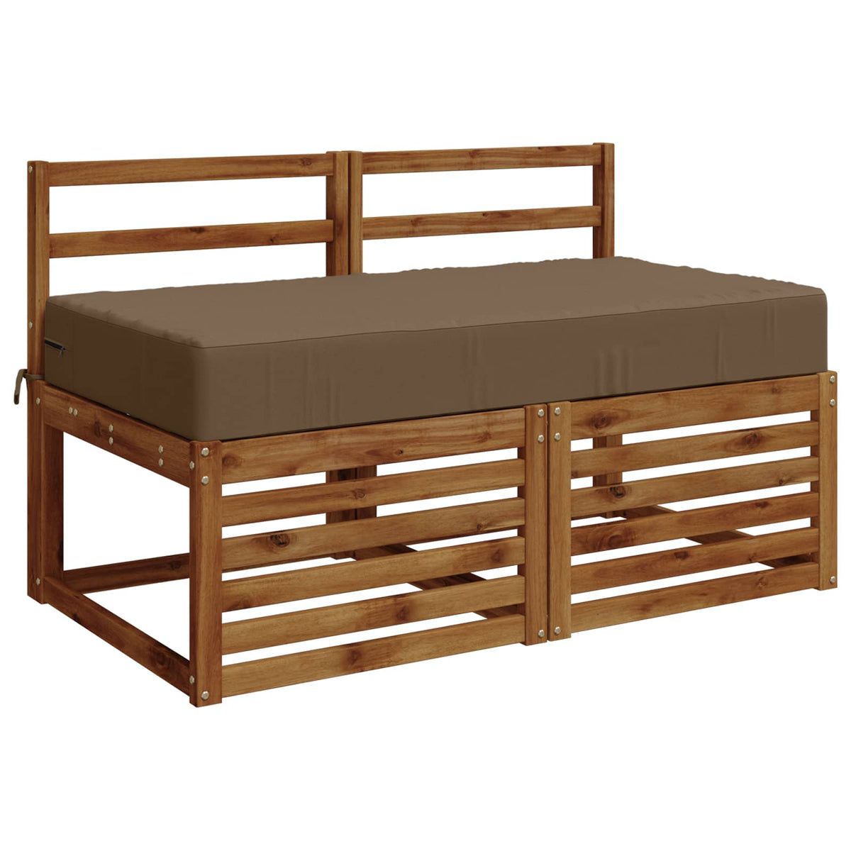Zitkussen SOEST 100% Polyester Taupe 120 x 80 x 15 cm