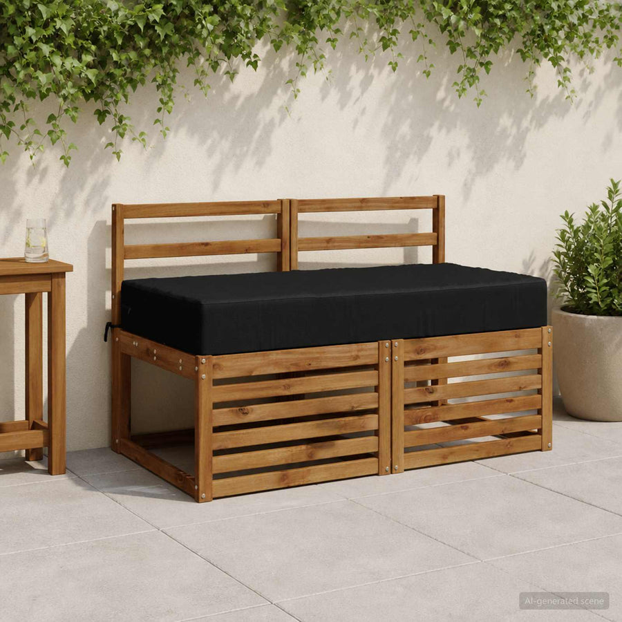 Zitkussen SOEST 100% Polyester Zwart 120 x 80 x 15 cm