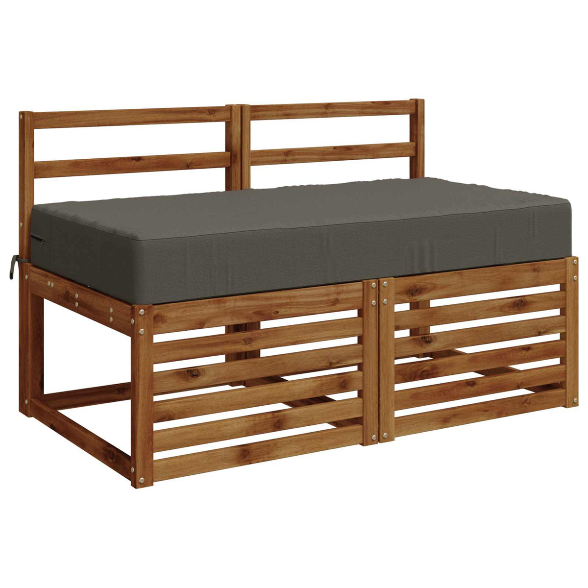 Zitkussen SOEST 100% Polyester Grijs 120 x 80 x 15 cm