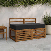 Zitkussen 120x80x15 cm antraciet polyester