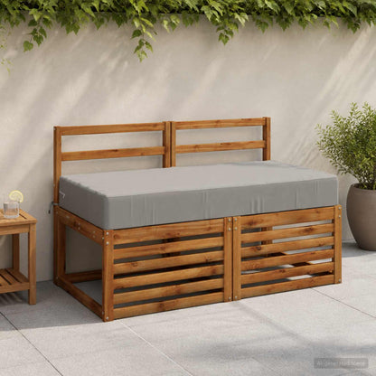 Zitkussen SOEST 100% Polyester Grijs 120 x 80 x 15 cm