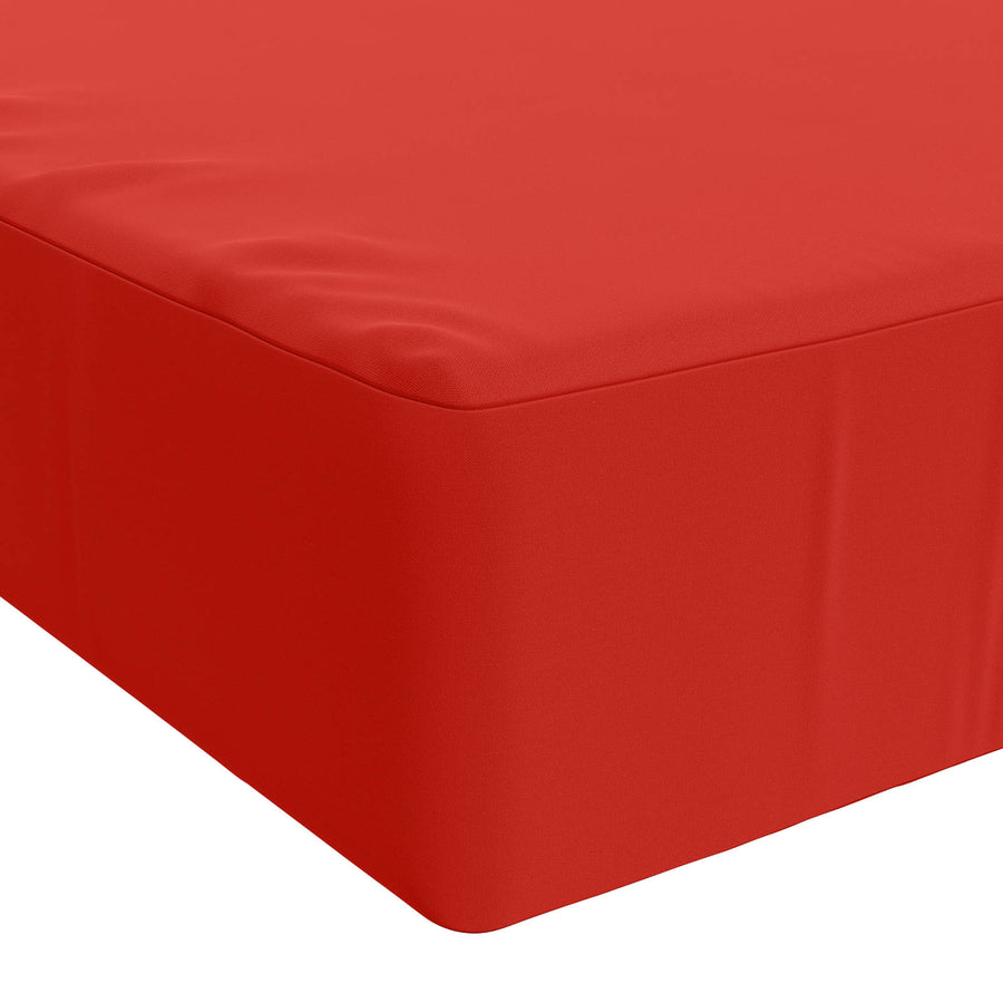 Zitkussen SOEST 100% Polyester Rood 120 x 80 x 15 cm