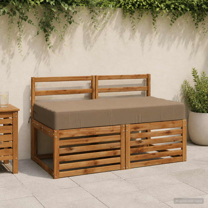 Zitkussen SOEST 100% Polyester Taupe 120 x 80 x 15 cm