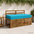 Zitkussen 120x80x15 cm turquoise polyester