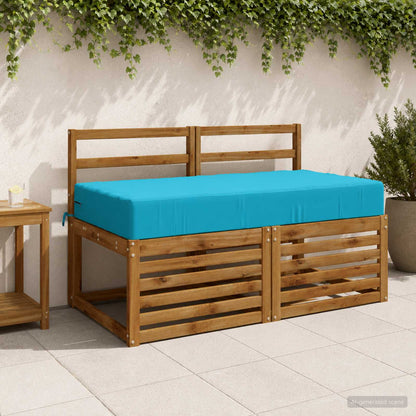 Zitkussen SOEST 100% Polyester Turquoise 120 x 60 x 15 cm