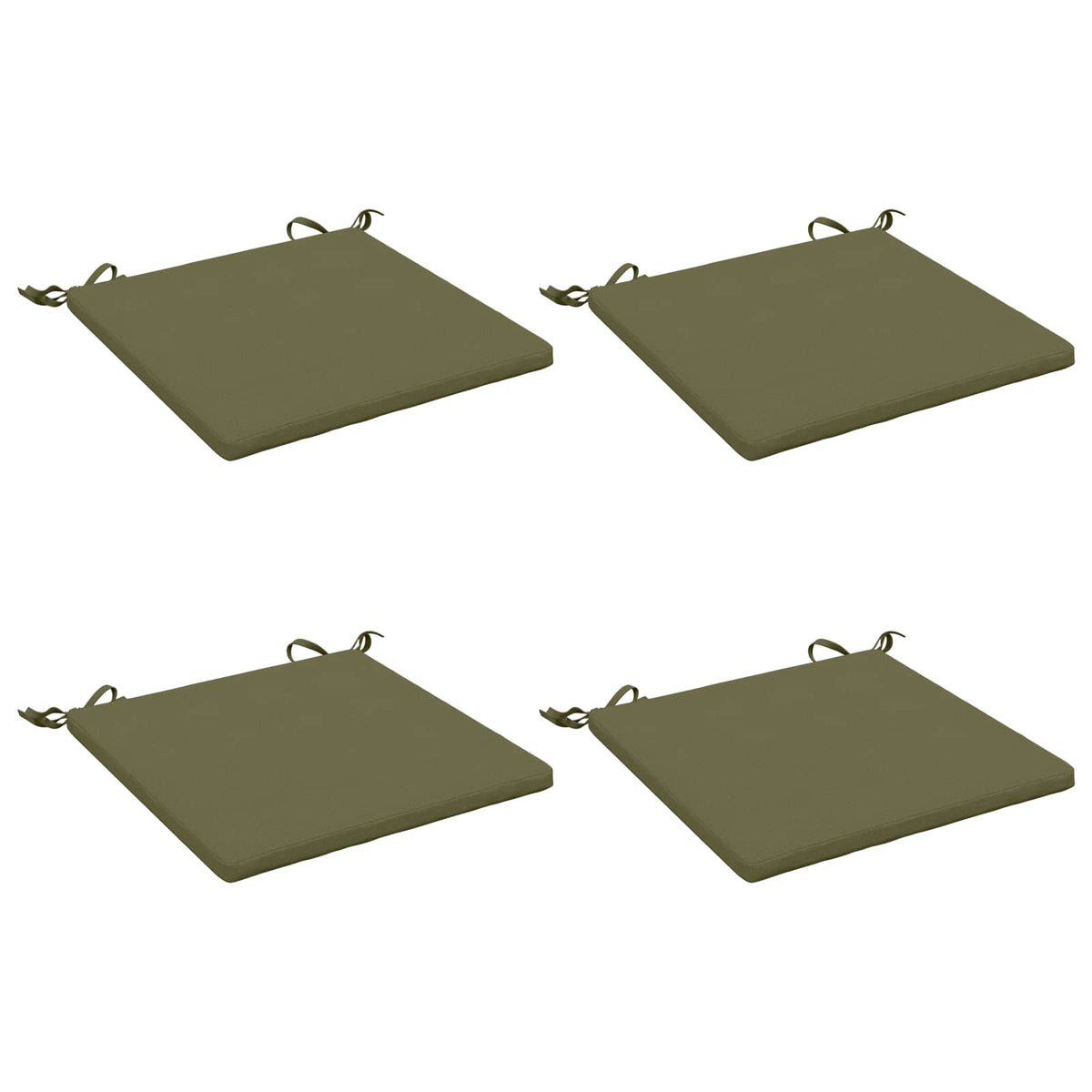 4-Piece Zitkussens SOEST 4 st 100% Polyester Olijfgroen
