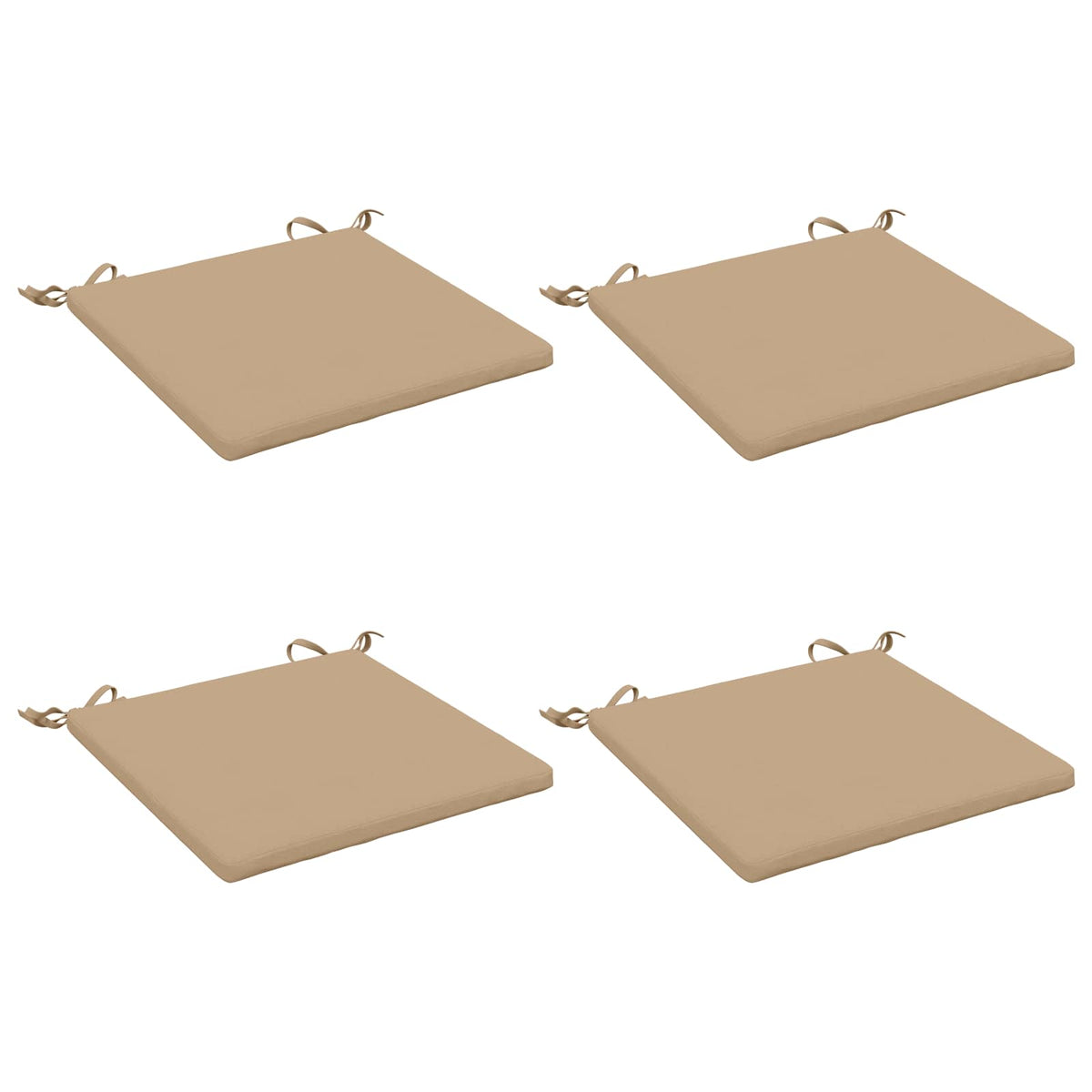 4-Piece Zitkussens SOEST 4 st 100% Polyester Zand