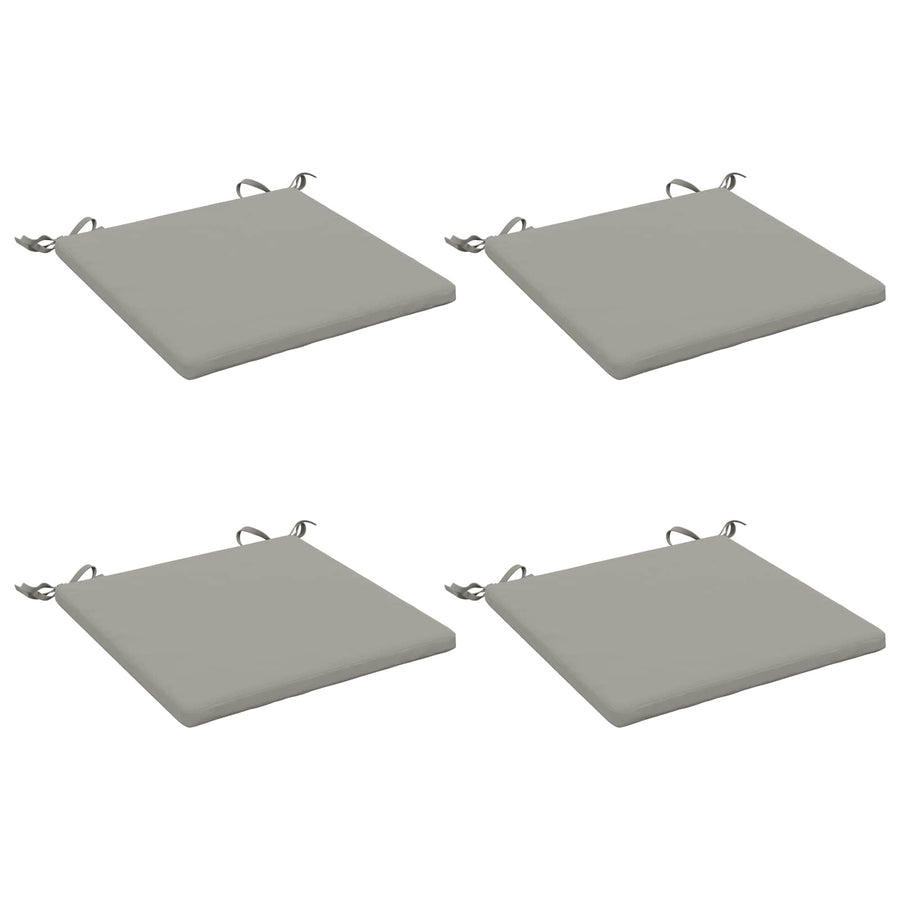 4-Piece Zitkussens SOEST 4 st 100% Polyester Grijs