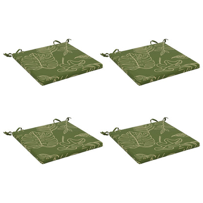 4-Piece Zitkussens SOEST 4 st 100% Polyester Bladontwerp