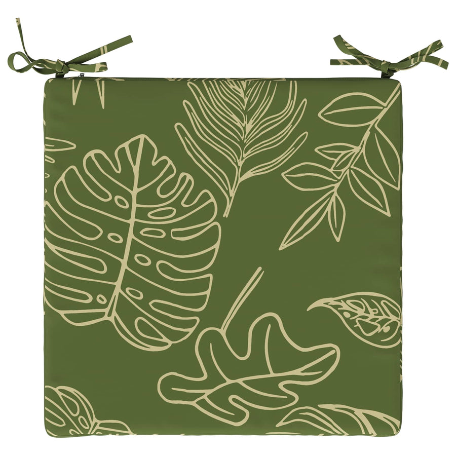 4-Piece Zitkussens SOEST 4 st 100% Polyester Bladontwerp
