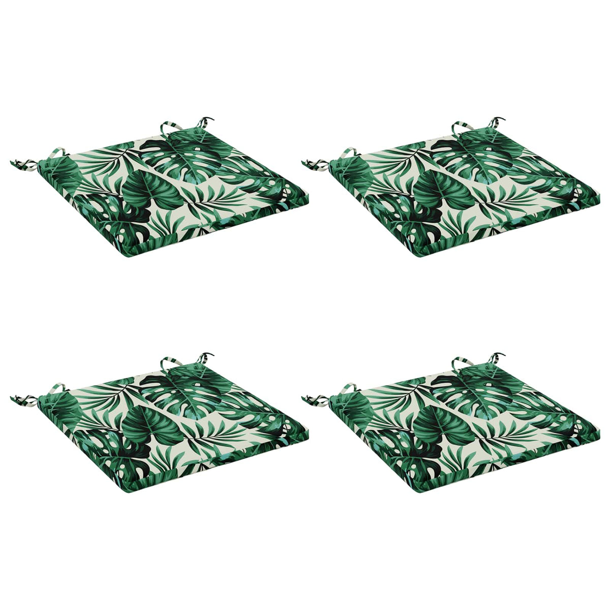 4-Piece Zitkussens SOEST 4 st 100% Polyester Bladpatroon
