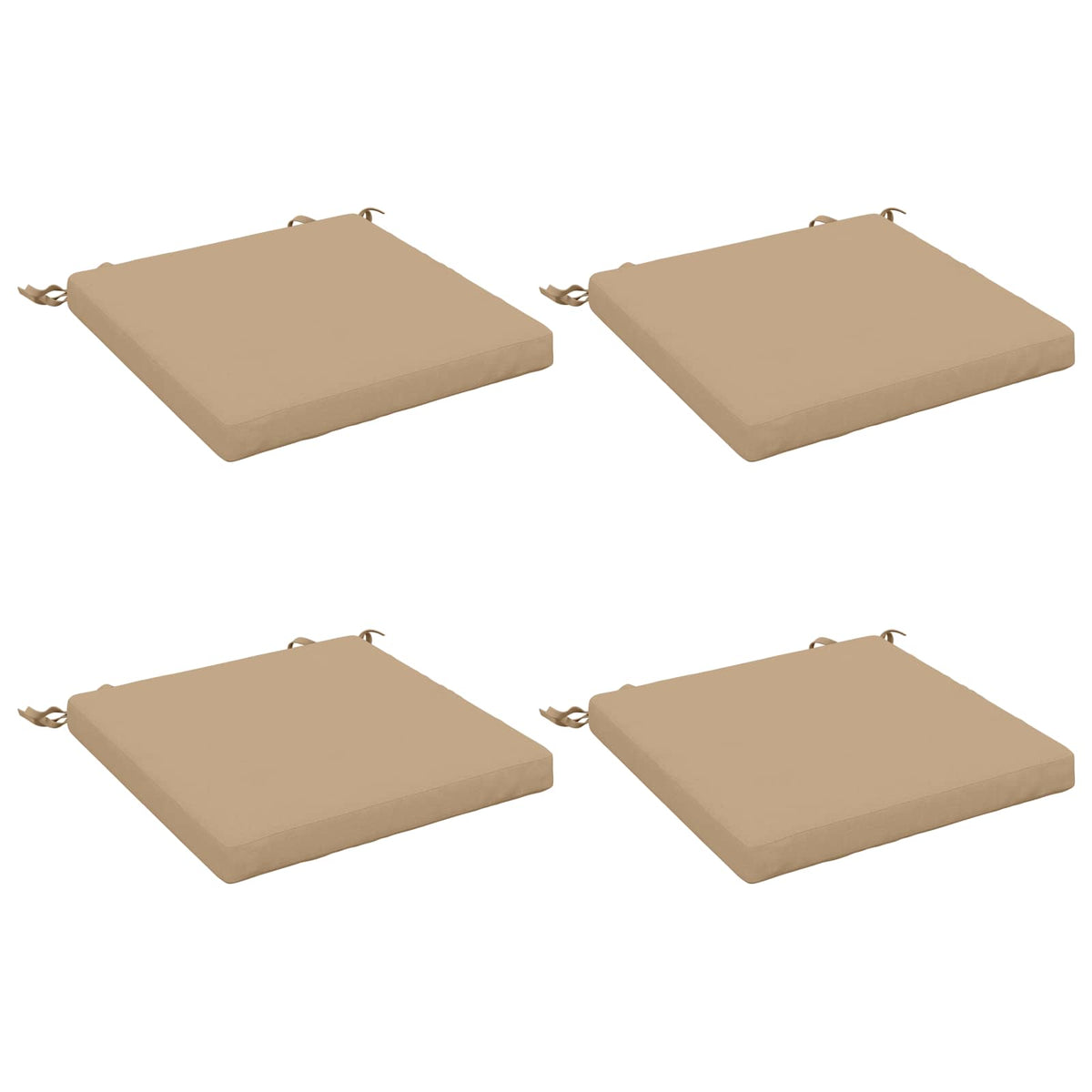 4-Piece Zitkussens SOEST 4 st 100% Polyester Zand