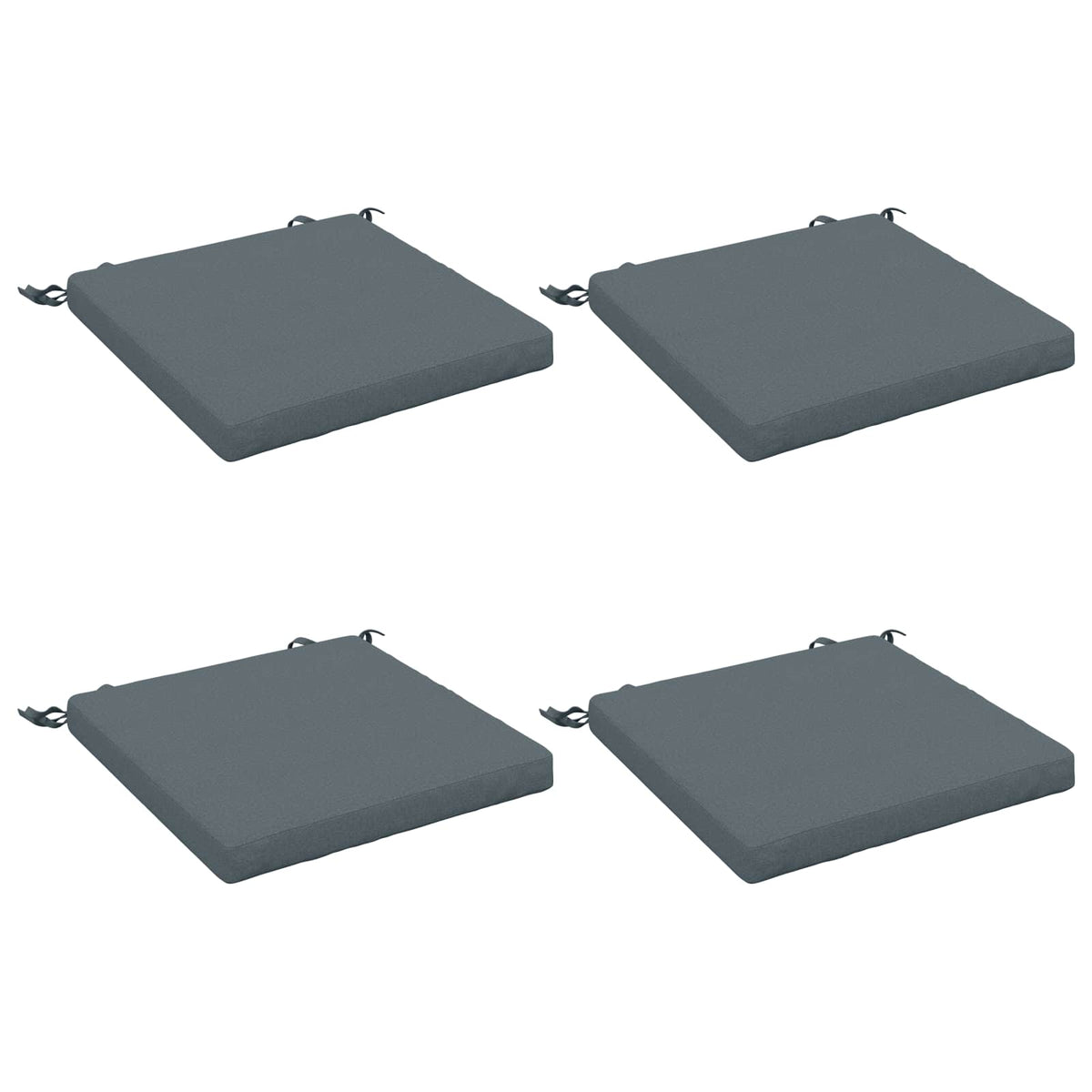 4-Piece Zitkussens SOEST 4 st 100% Polyester Blauw