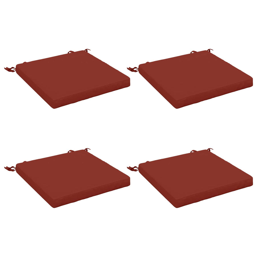 4-Piece Zitkussens SOEST 4 st 100% Polyester Rood