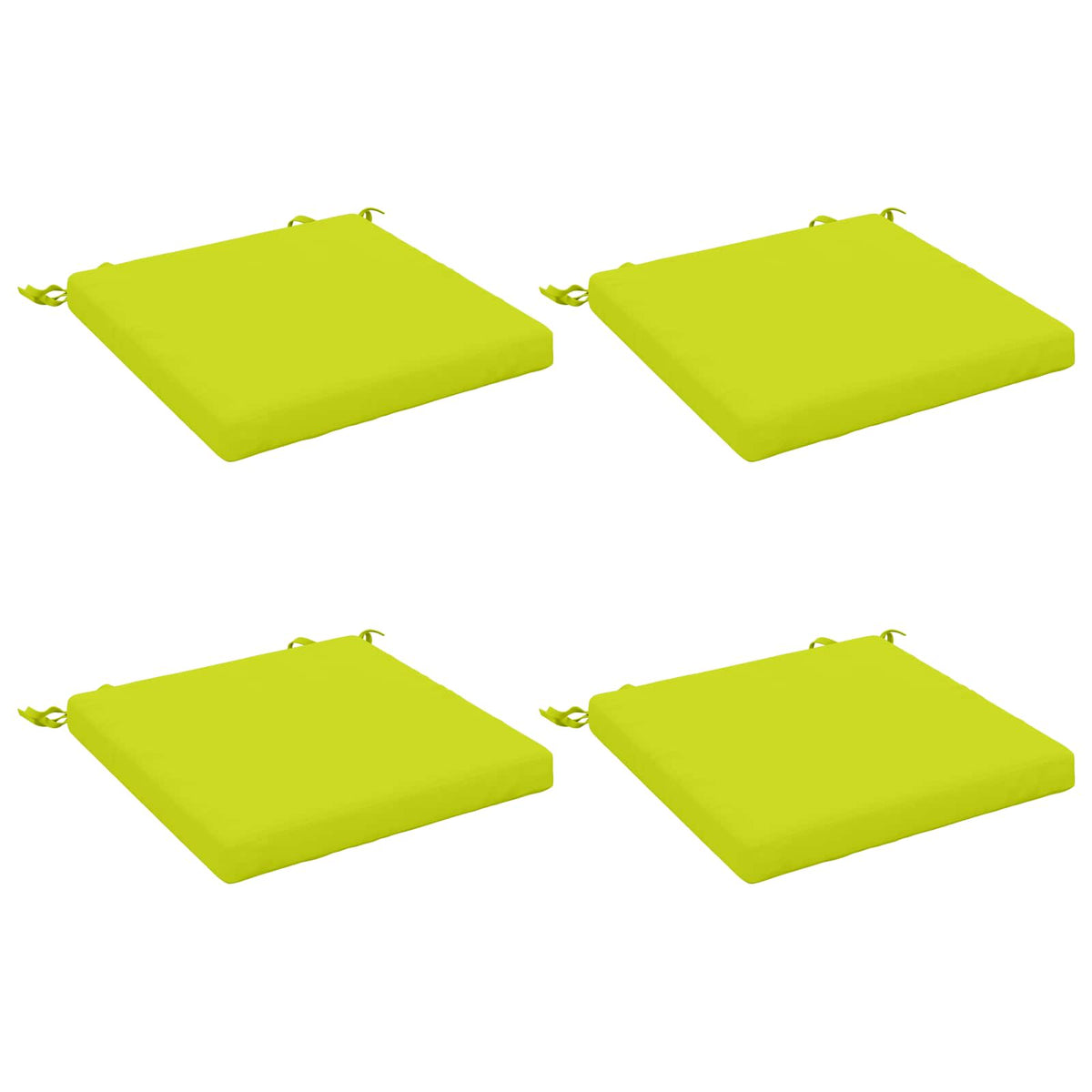 4-Piece Zitkussens SOEST 4 st 100% Polyester Helder groen