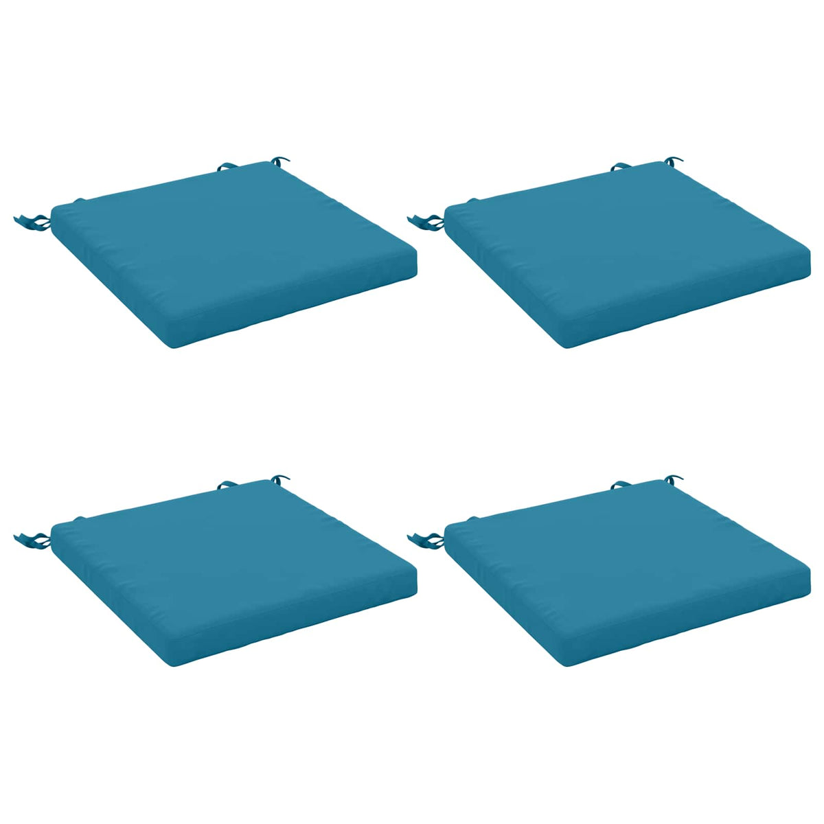 4-Piece Zitkussens SOEST 4 st 100% Polyester Lichtblauw