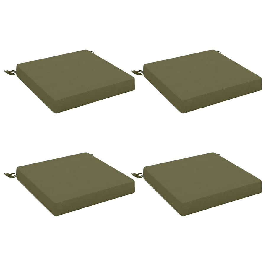 4-Piece Zitkussens SOEST 4 st 100% Polyester Olijfgroen