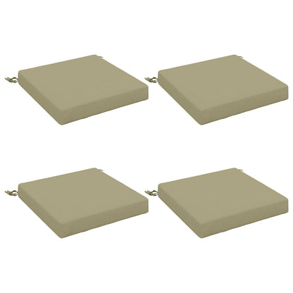 4-Piece Zitkussens SOEST 4 st 100% Polyester Lichtgroen