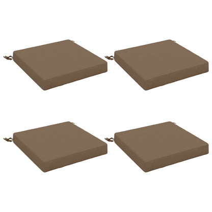 4-Piece Zitkussens SOEST 4 st 100% Polyester Taupe