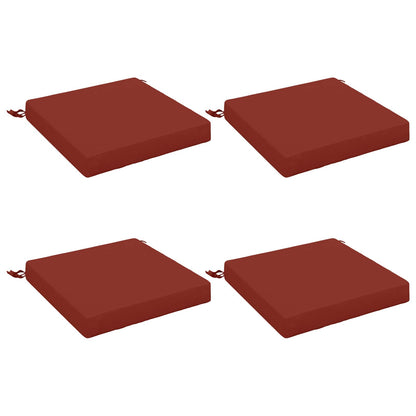 4-Piece Zitkussens SOEST 4 st 100% Polyester Rood
