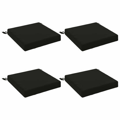 4-Piece Zitkussens SOEST 4 st 100% Polyester Zwart