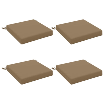 4-Piece Zitkussens SOEST 4 st 100% Polyester Taupe