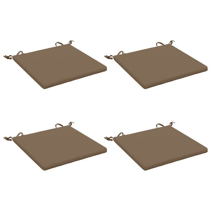 4-Piece Zitkussens SOEST 4 st 100% Polyester Taupe