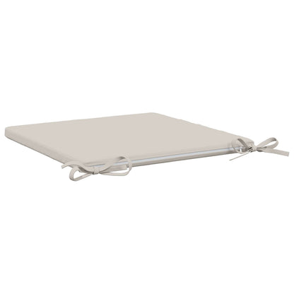 4-Piece Zitkussens SOEST 4 st 100% Polyester Wit 45 x 45 x 3 cm
