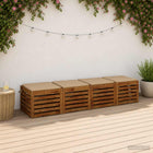 Zitkussens SOEST 4 stuks 100% polyester zand