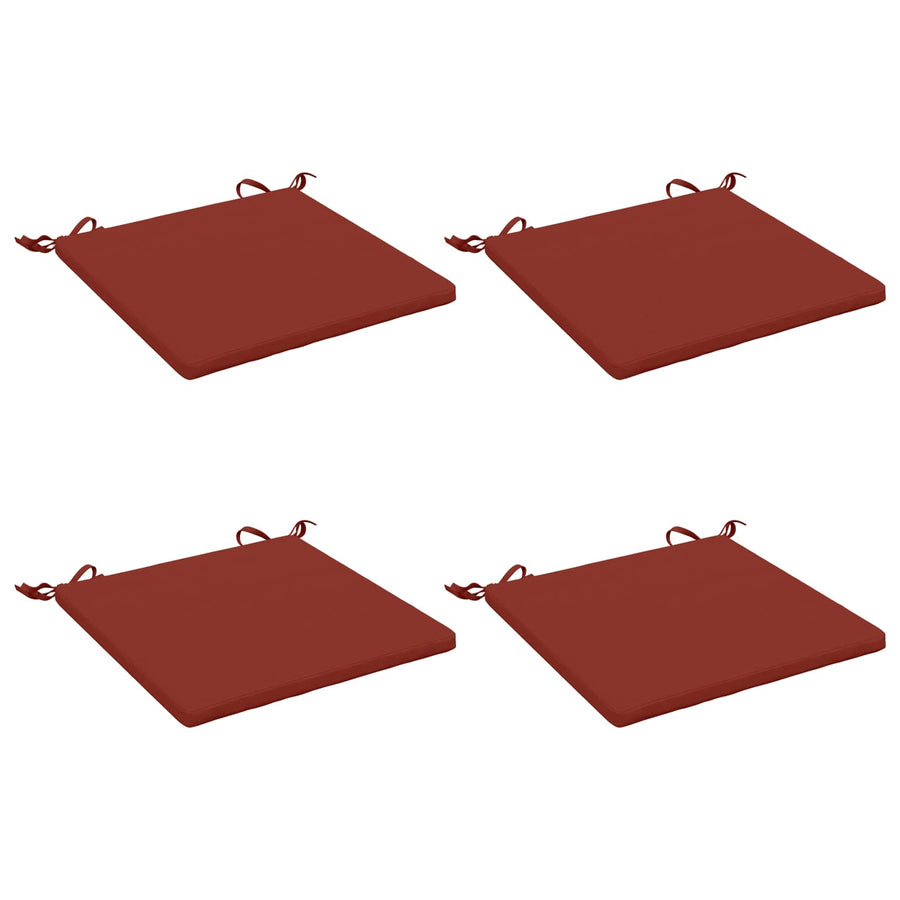 4-Piece Zitkussens SOEST 4 st 100% Polyester Rood