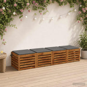 Zitkussens SOEST 4 stuks grijs 100% polyester