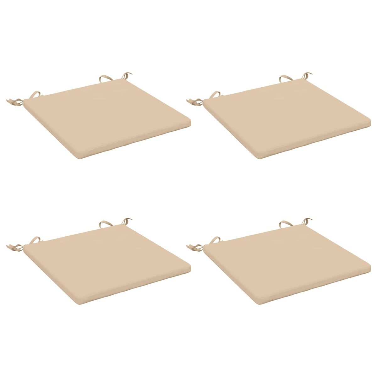 4-Piece Zitkussens SOEST 4 st 100% Polyester Crèmekleurig