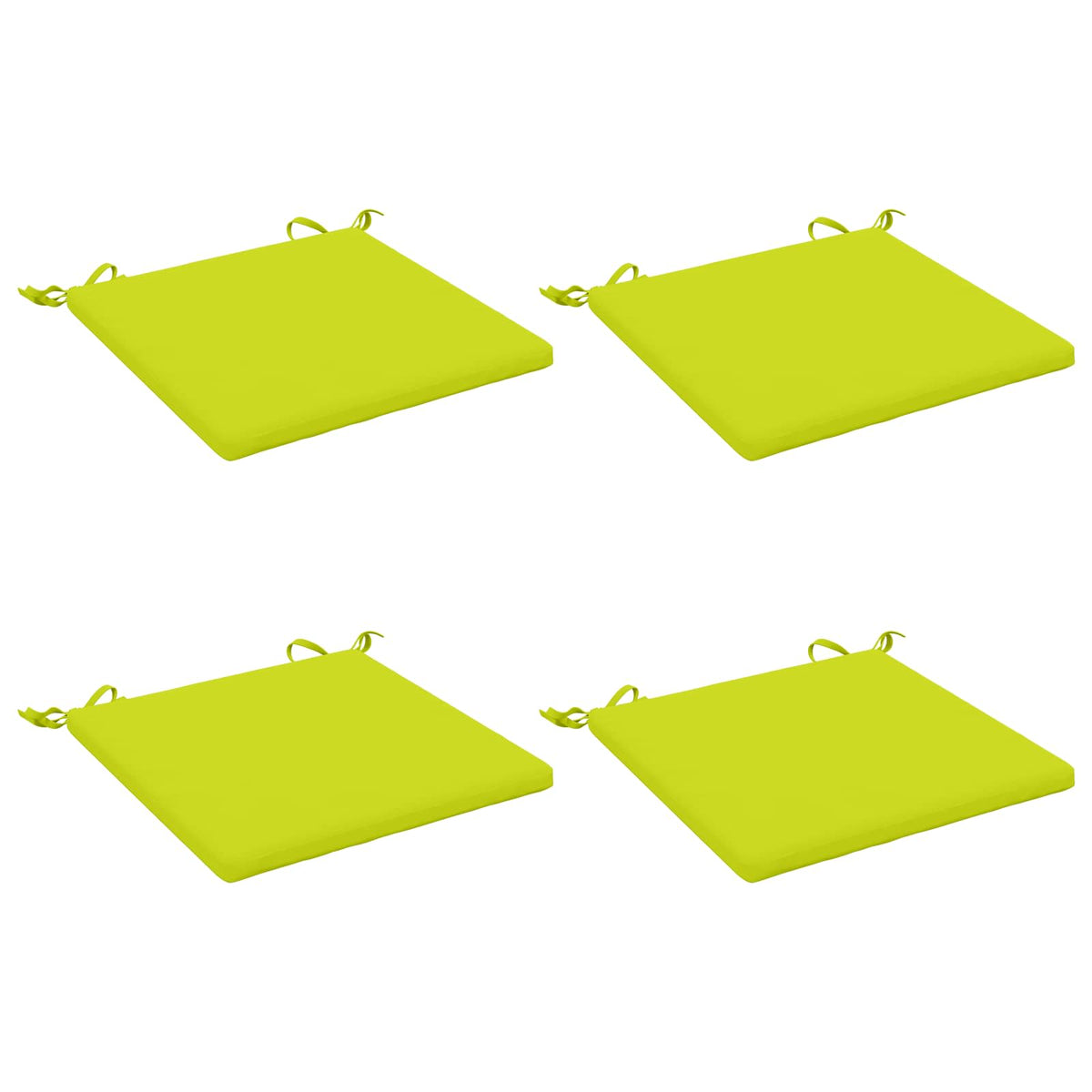 4-Piece Zitkussens SOEST 4 st 100% Polyester Helder groen