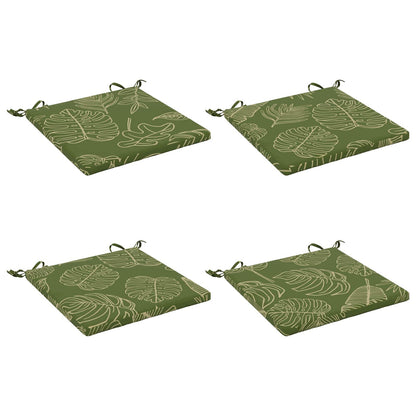4-Piece Zitkussens SOEST 4 st 100% Polyester Bladontwerp