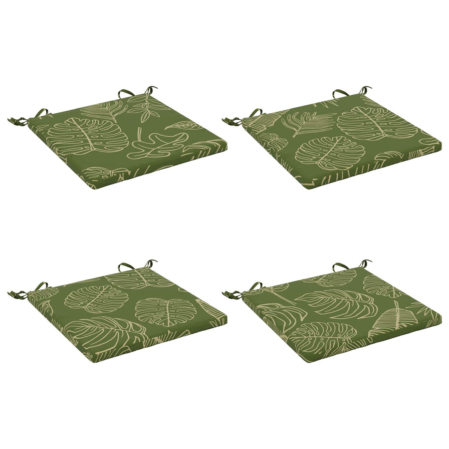 4-Piece Zitkussens SOEST 4 st 100% Polyester Bladontwerp