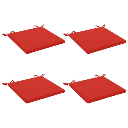 4-Piece Zitkussens SOEST 4 st 100% Polyester Rood