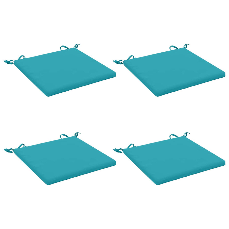 4-Piece Zitkussens SOEST 4 st 100% Polyester Turquoise