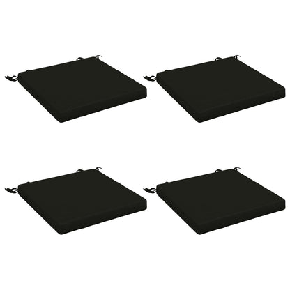 4-Piece Zitkussens SOEST 4 st 100% Polyester Zwart