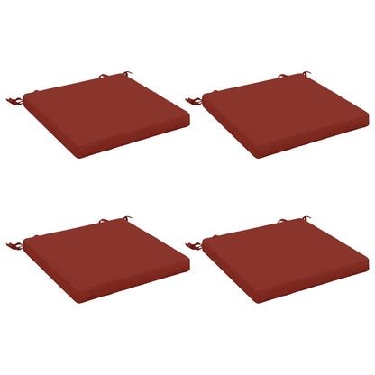 4-Piece Zitkussens SOEST 4 st 100% Polyester Rood