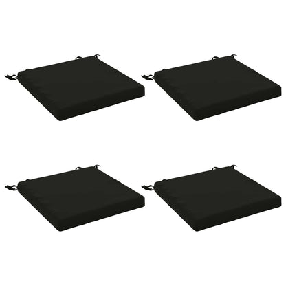 4-Piece Zitkussens SOEST 4 st 100% Polyester Zwart