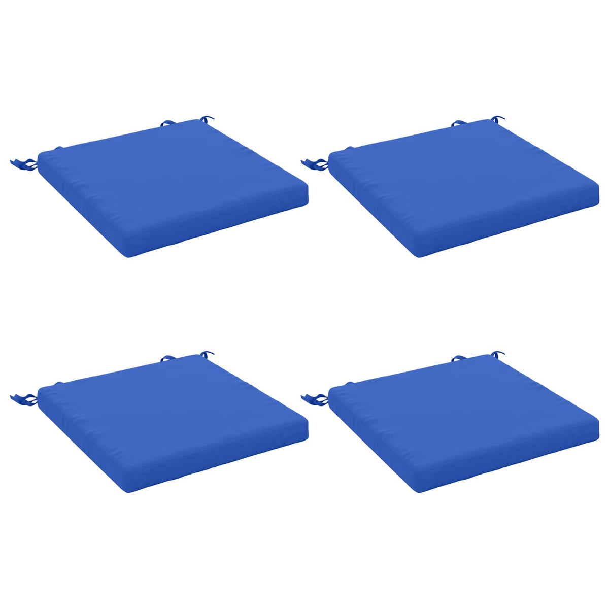 4-Piece Zitkussens SOEST 4 st 100% Polyester Koninklijk Blauw